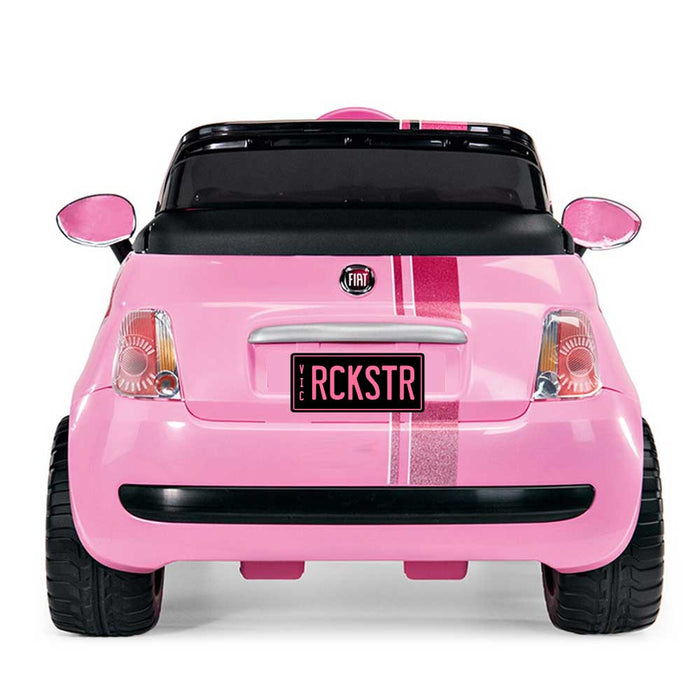 PVC Laser Etched Waterproof Custom Personalised Ride On Mini Number Plate