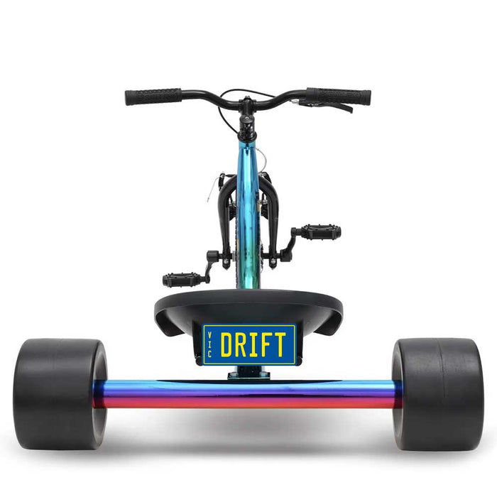 PVC Laser Etched Custom Personalised Bicycle or Scooter Mini Number Plate
