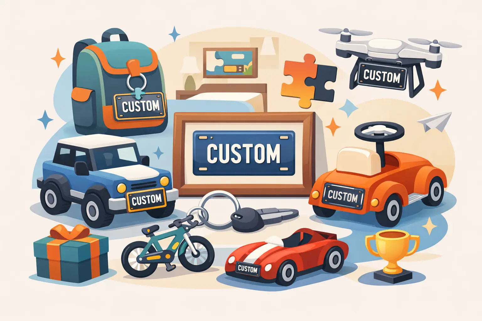 12 Number Plate Gift Ideas Kids Will Love