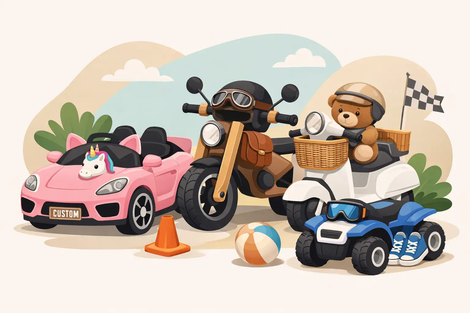 How to Style Ride On Accessories for Kids