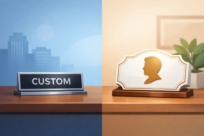Custom Plate or Name Plaque: Which Fits Best?