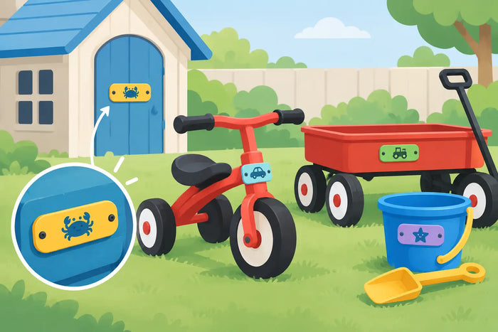 How to Label Children's Outdoor Toys for Play