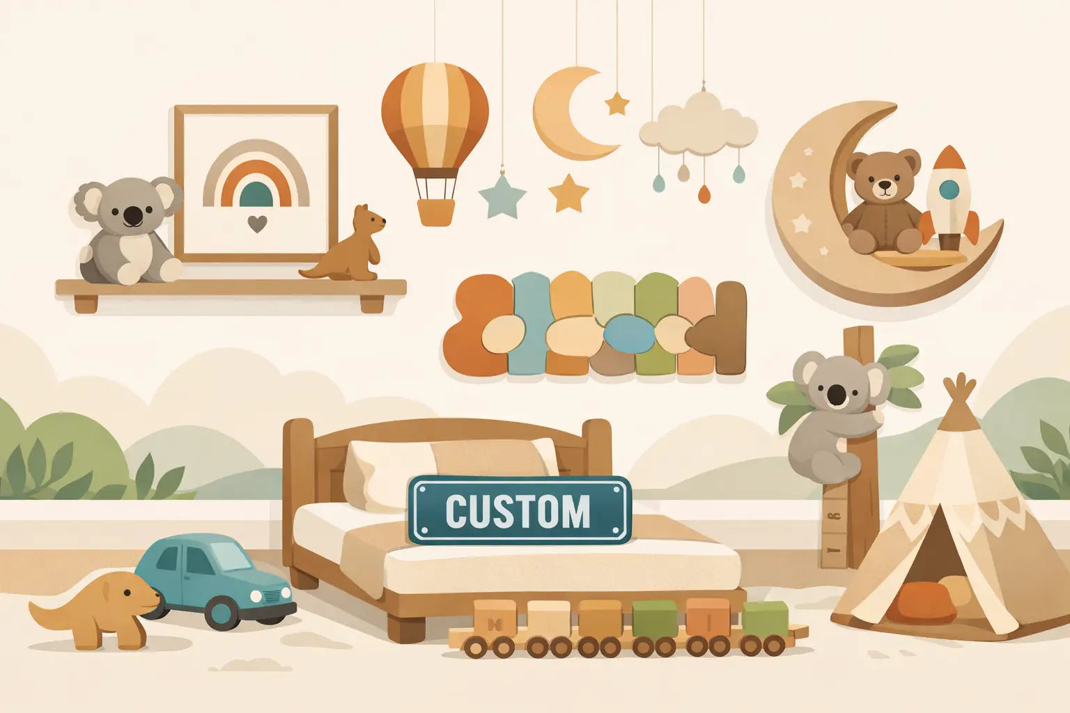 Kids Personalised Decor Trends for Aussie Homes