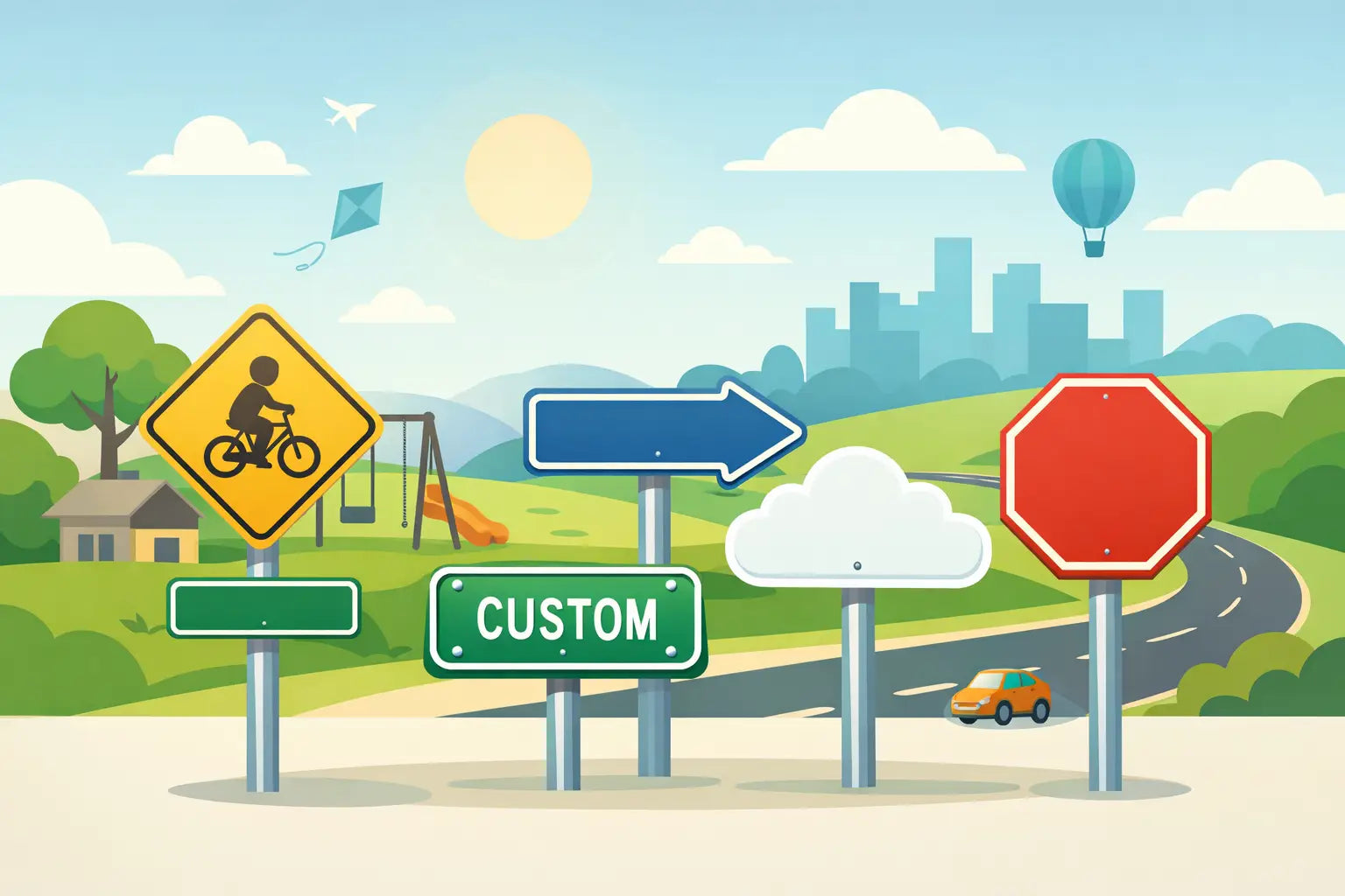 Custom Street Signs for Kids and Family Fun