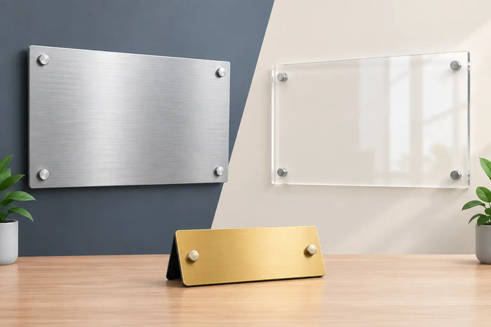 Aluminium Versus Acrylic Signs: Which Suits?