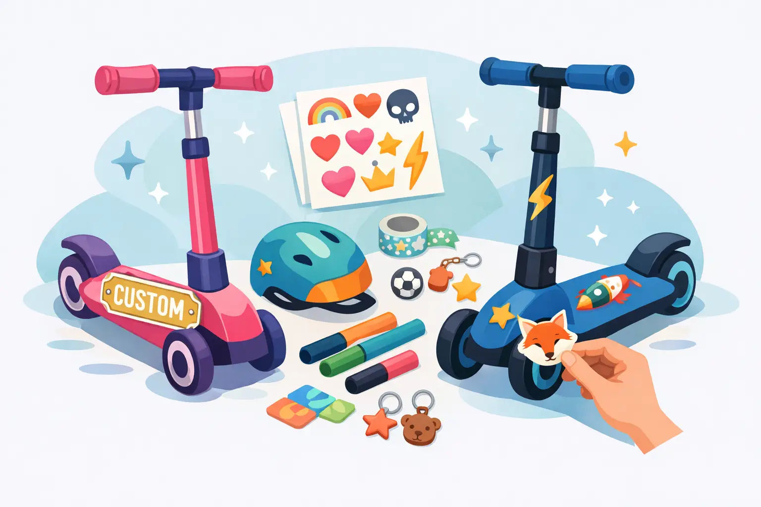 How to Personalise Kids Scooters