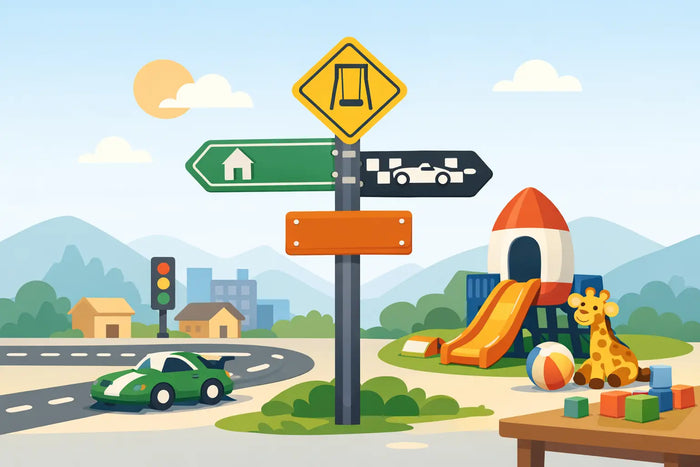 Custom Playroom Street Signs for Happy Kids