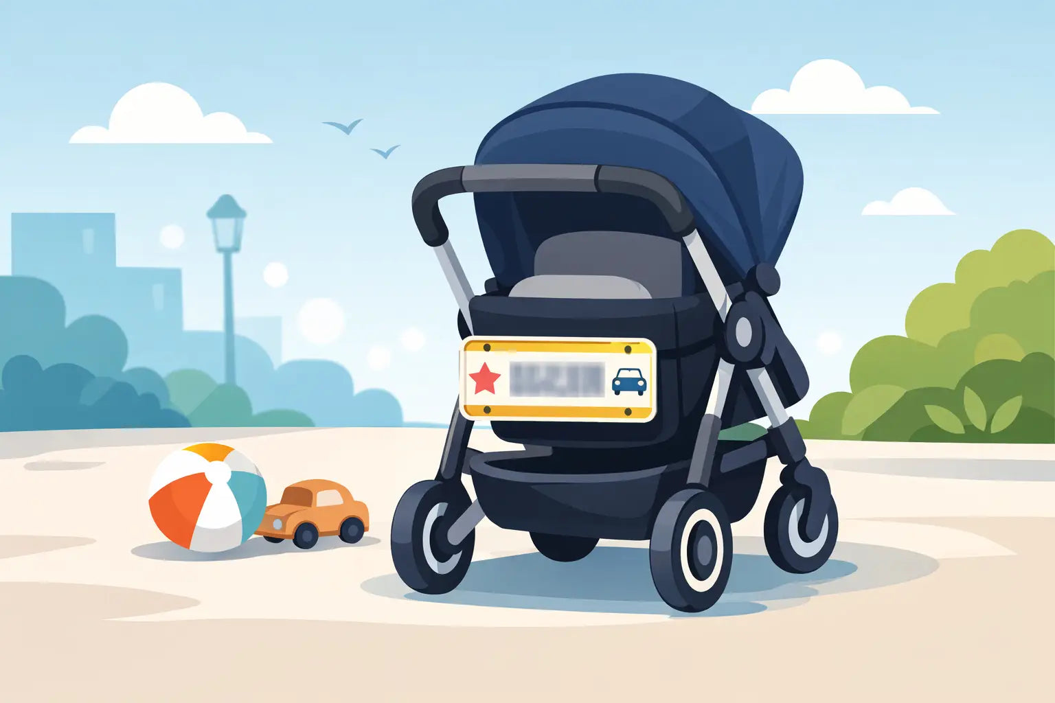 Number Plate for Pram: A Fun Personal Touch