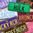 PLA ECO Printed Custom Personalised Ride On Mini Number Plate