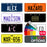 PLA ECO Printed Custom Personalised Ride On Mini Number Plate