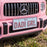 PLA ECO Printed Custom Personalised Ride On Mini Number Plate
