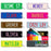 PLA ECO Printed Waterproof Custom Personalised Ride On Mini Number Plate Key Ring