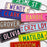 PLA ECO Printed Waterproof Custom Personalised Ride On Mini Number Plate Key Ring