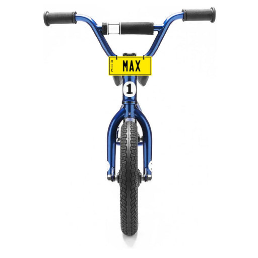 PVC Laser Etched Custom Personalised Bicycle or Scooter Mini Number Plate